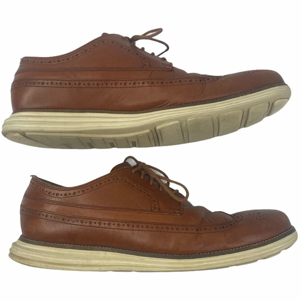 Cole Haan Grand Long Wingtip Oxford Shoes